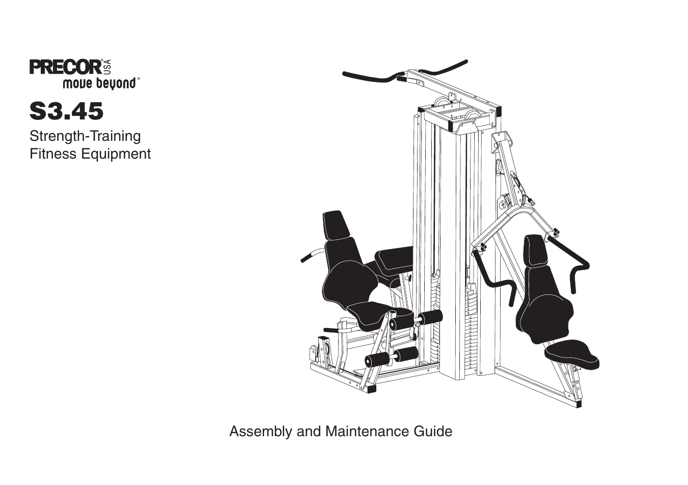 Precor S3.45 User Manual | 54 pages