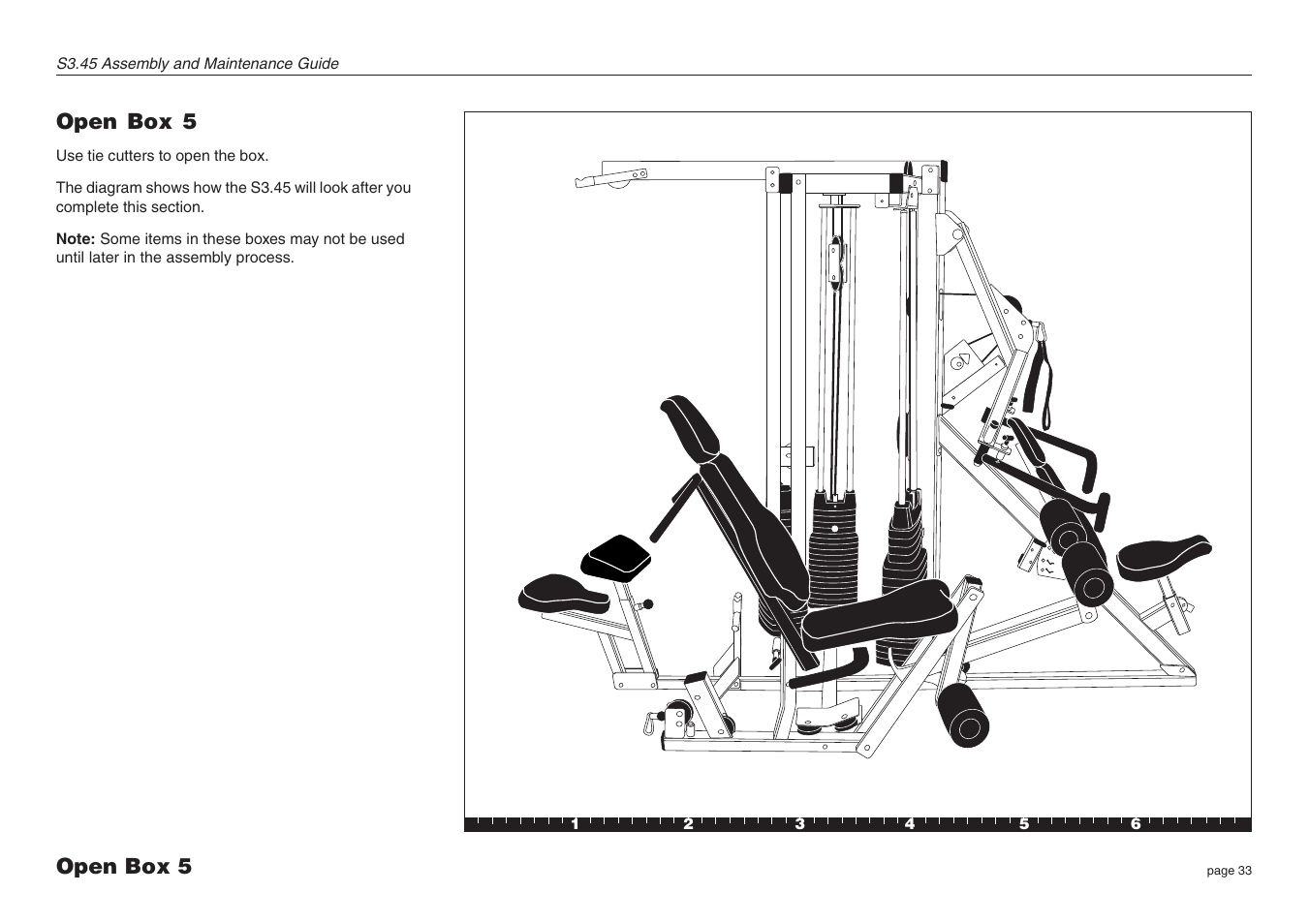 Open box 5 | Precor S3.45 User Manual | Page 33 / 54