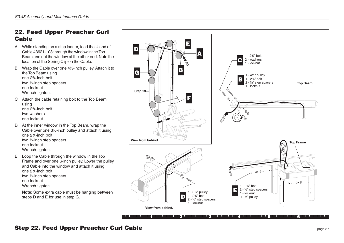 Precor S3.45 User Manual | Page 37 / 54