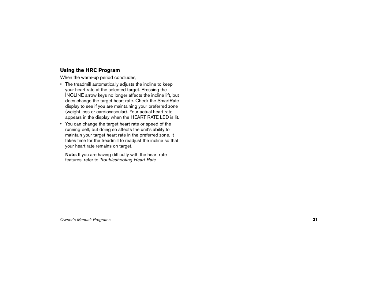 Precor Low Impact 9.31 User Manual | Page 33 / 60