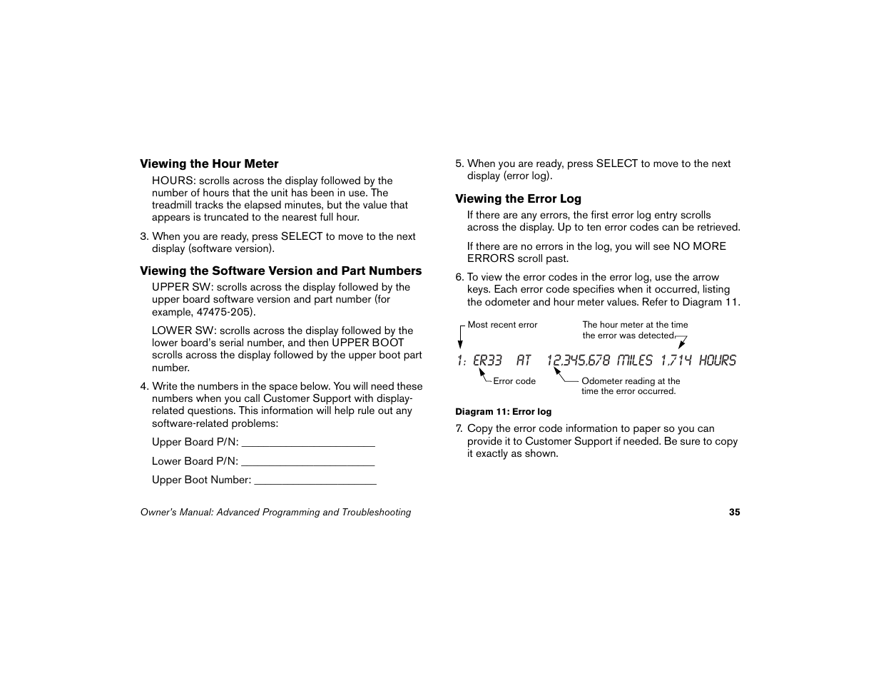 Precor Low Impact 9.31 User Manual | Page 37 / 60
