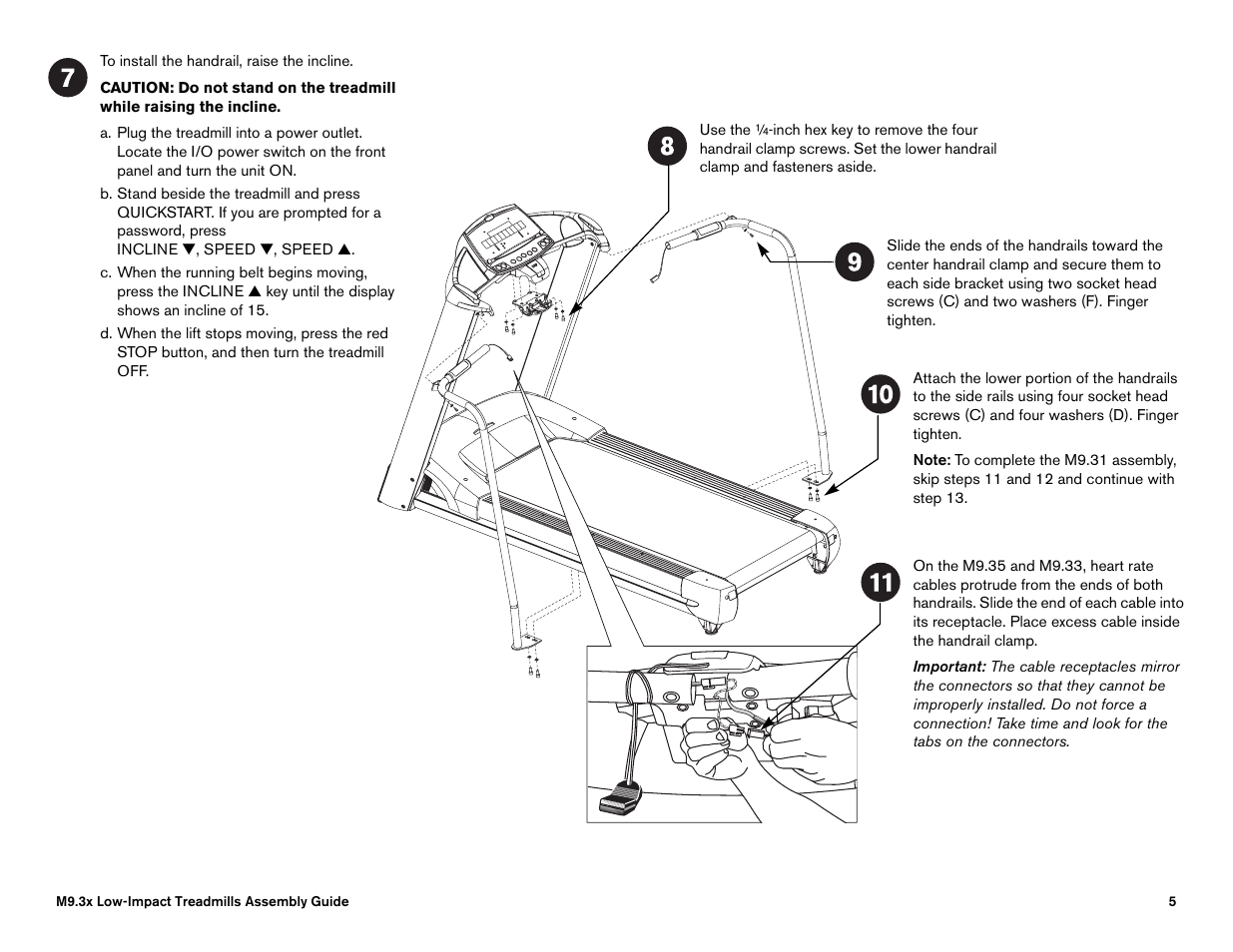 Precor Low Impact 9.31 User Manual | Page 57 / 60