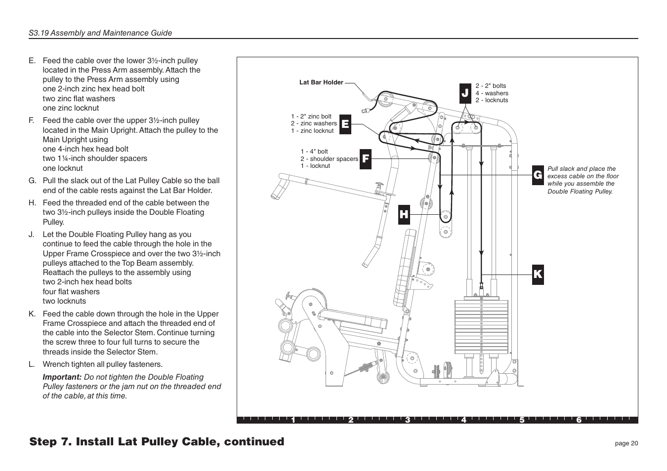 Precor Strength-Training Fitness Equiptment S3-19 User Manual | Page 20 / 40