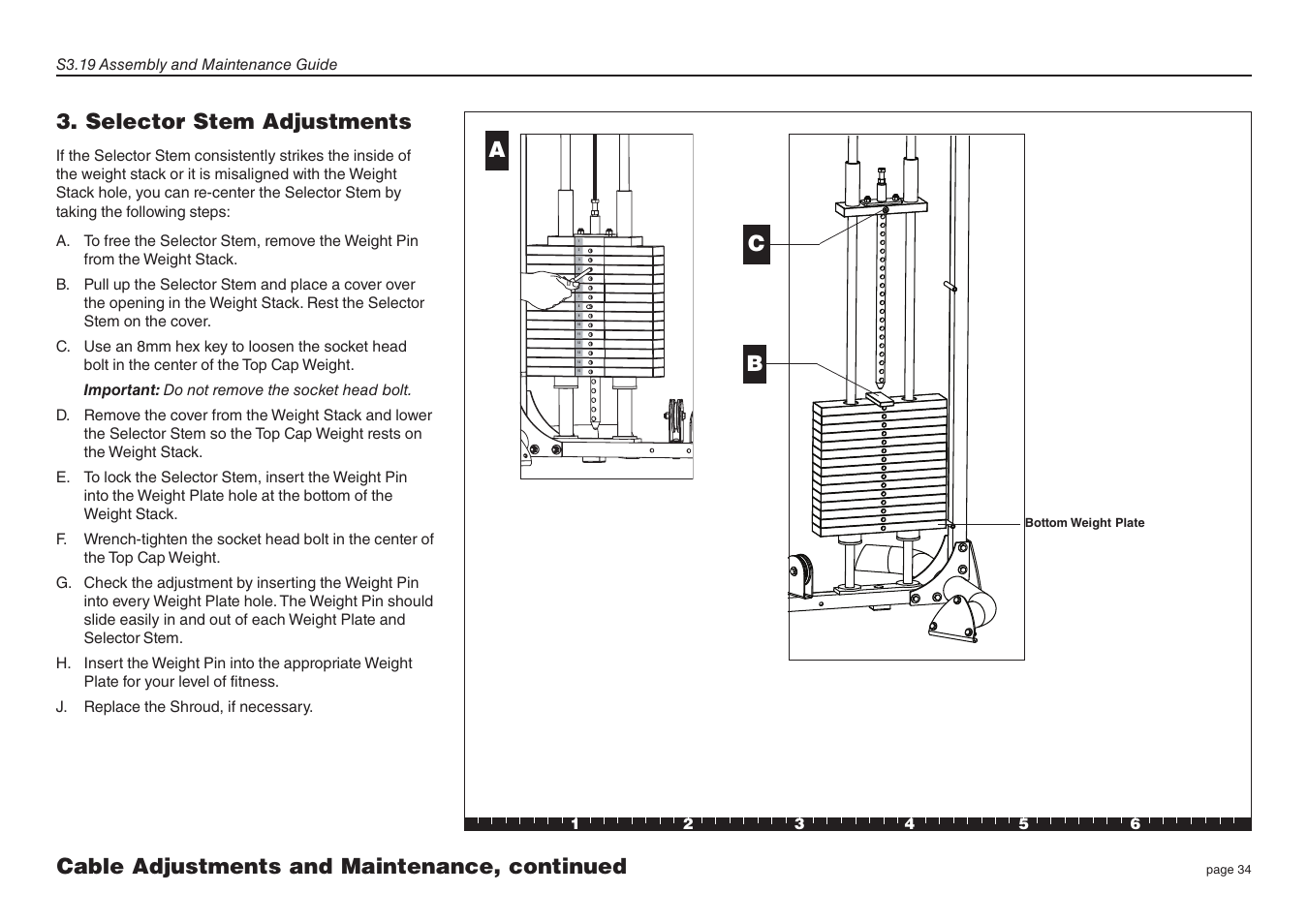 Bc a | Precor Strength-Training Fitness Equiptment S3-19 User Manual | Page 34 / 40