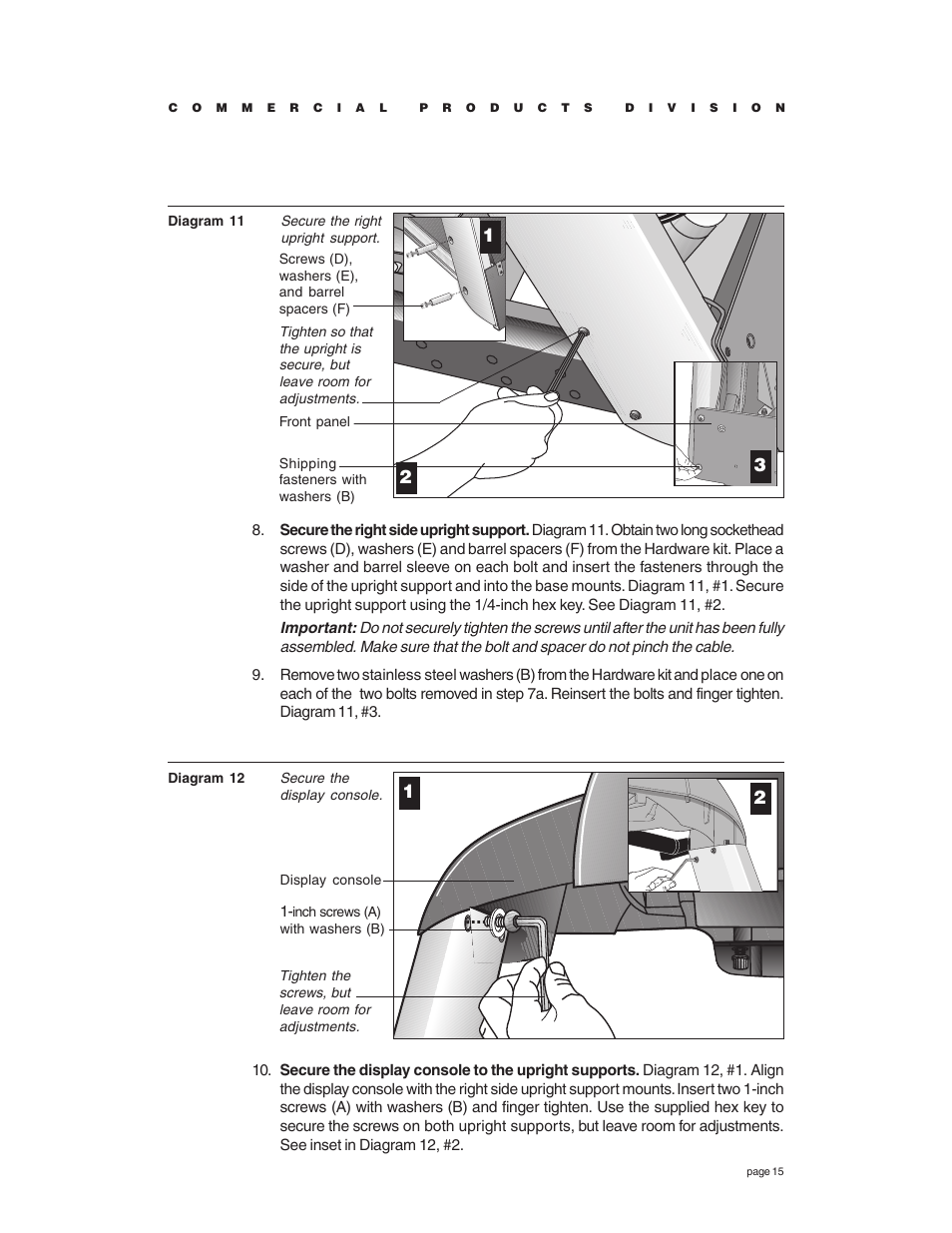 Precor C966 User Manual | Page 15 / 56