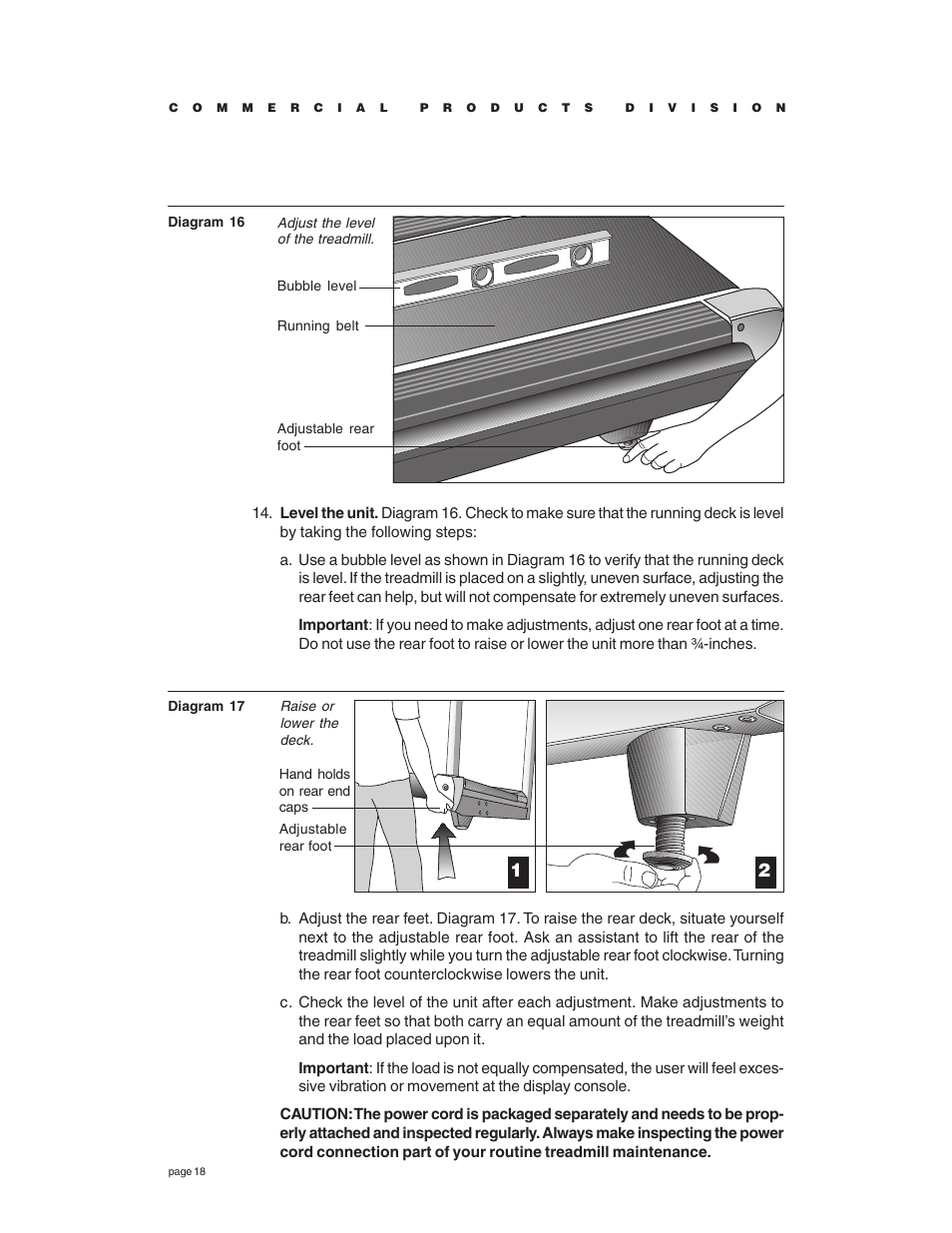 Precor C966 User Manual | Page 18 / 56