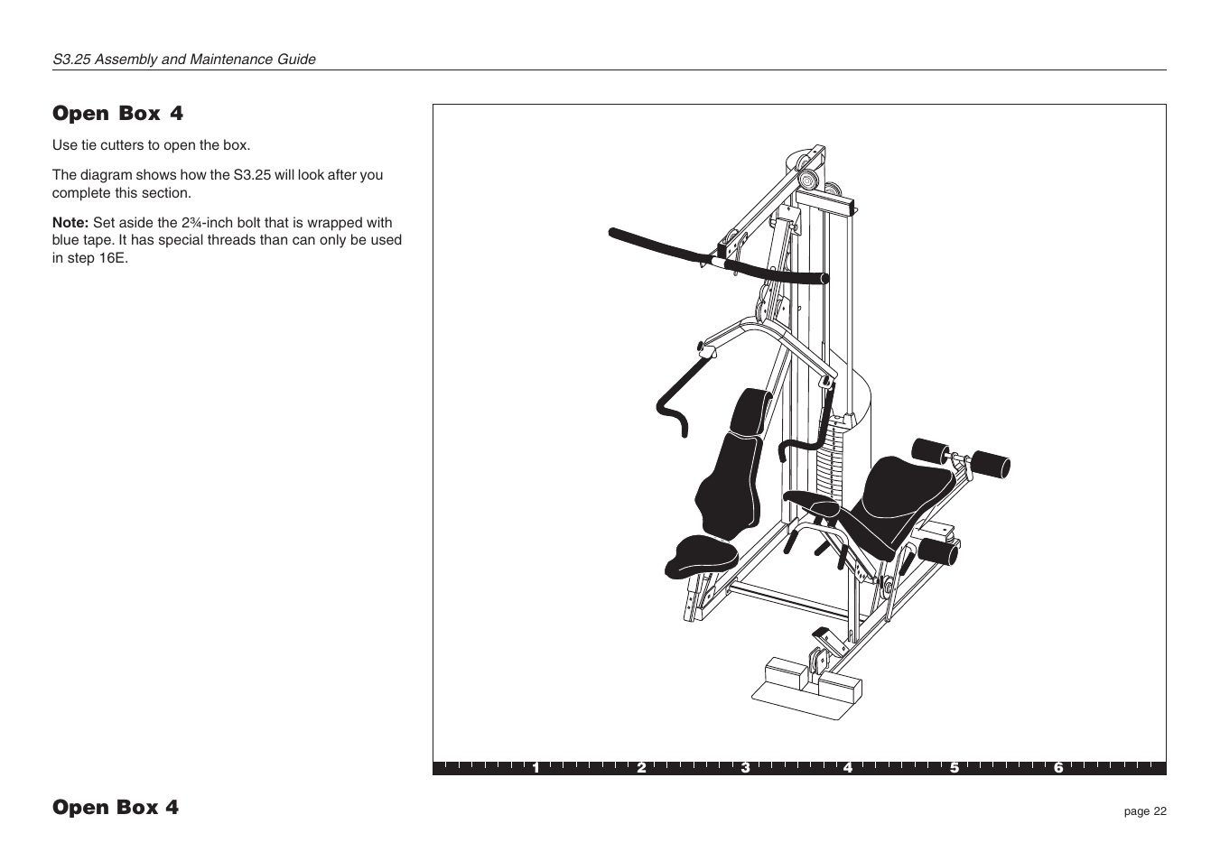 Open box 4 | Precor Strength-Training S3.25 User Manual | Page 22 / 44