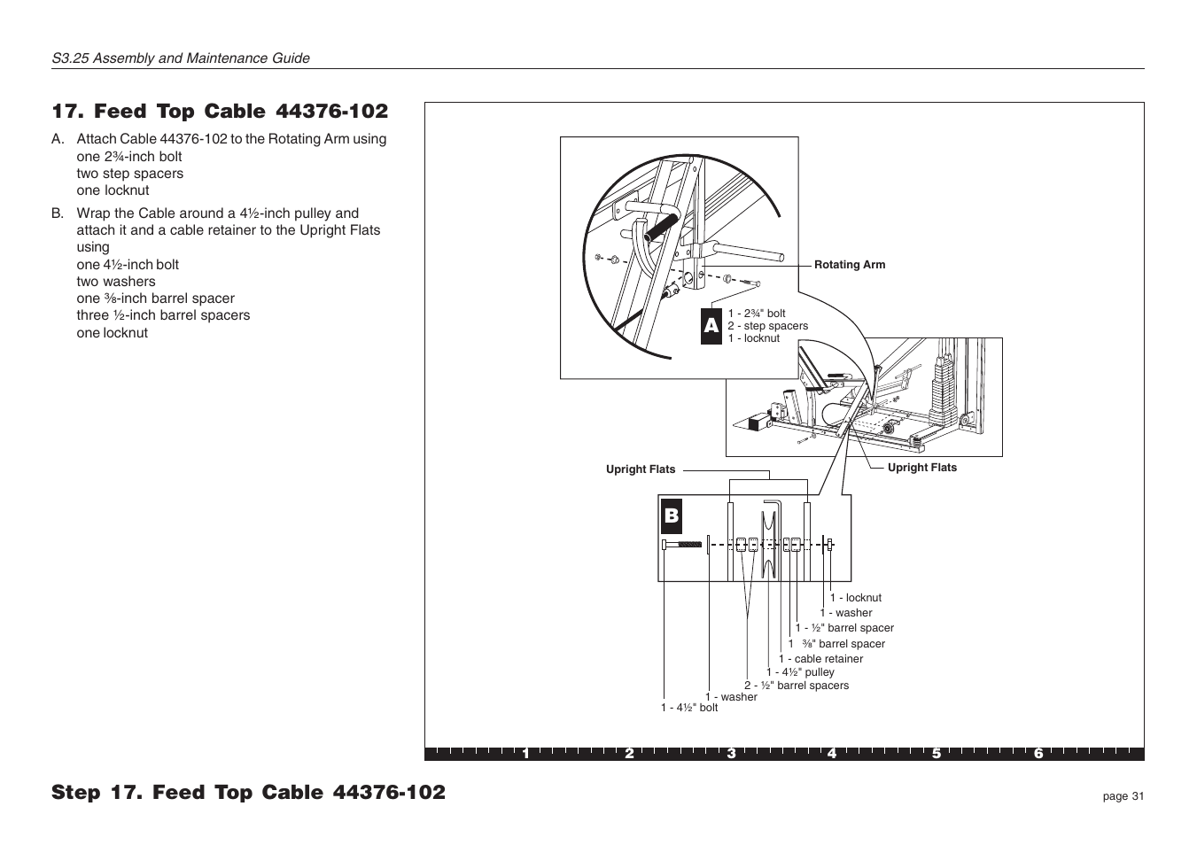 Precor Strength-Training S3.25 User Manual | Page 31 / 44