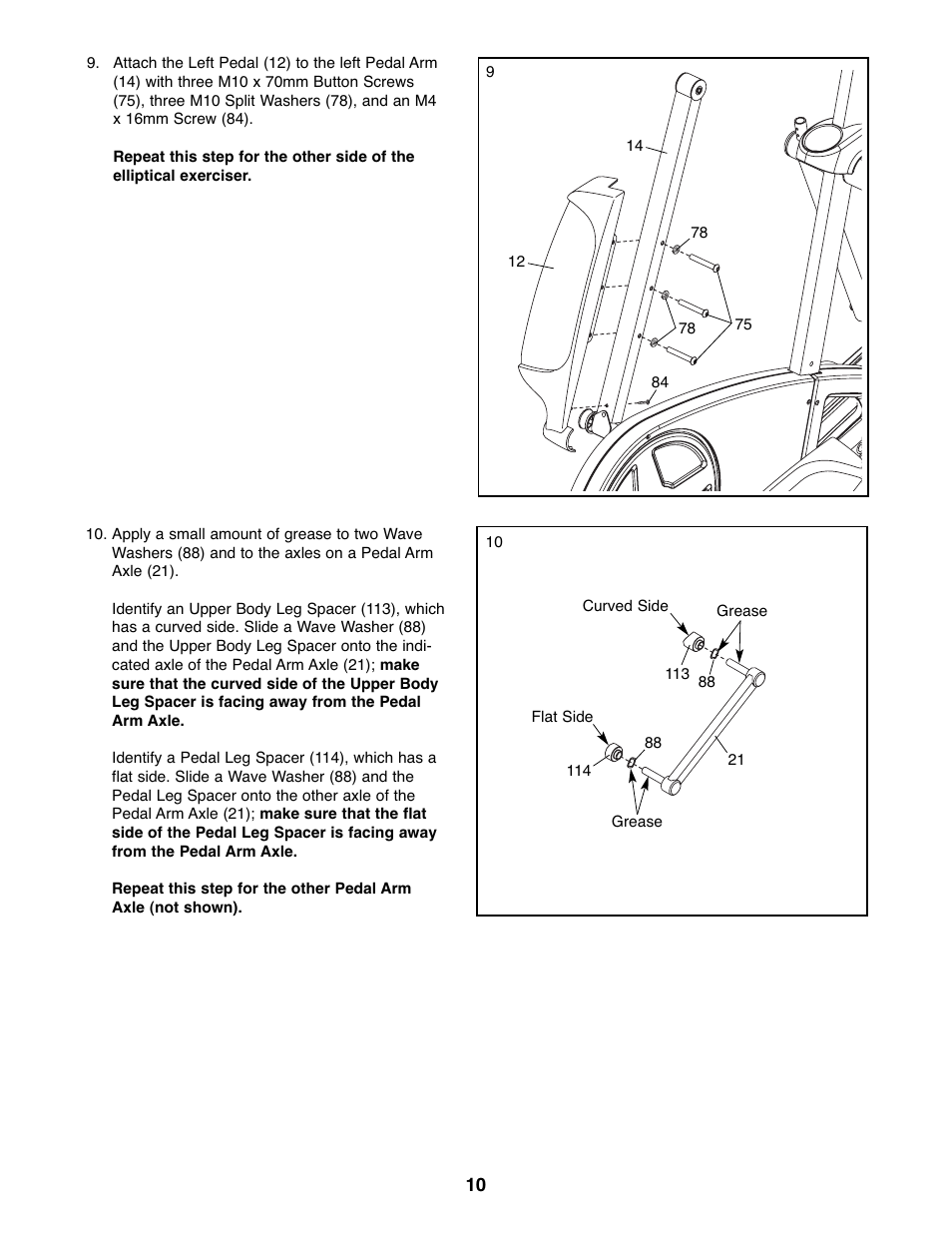 ProForm 831.23744.1 User Manual | Page 10 / 28