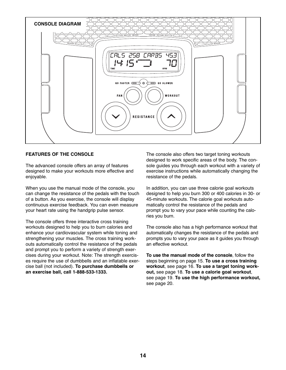 ProForm 831.23744.1 User Manual | Page 14 / 28