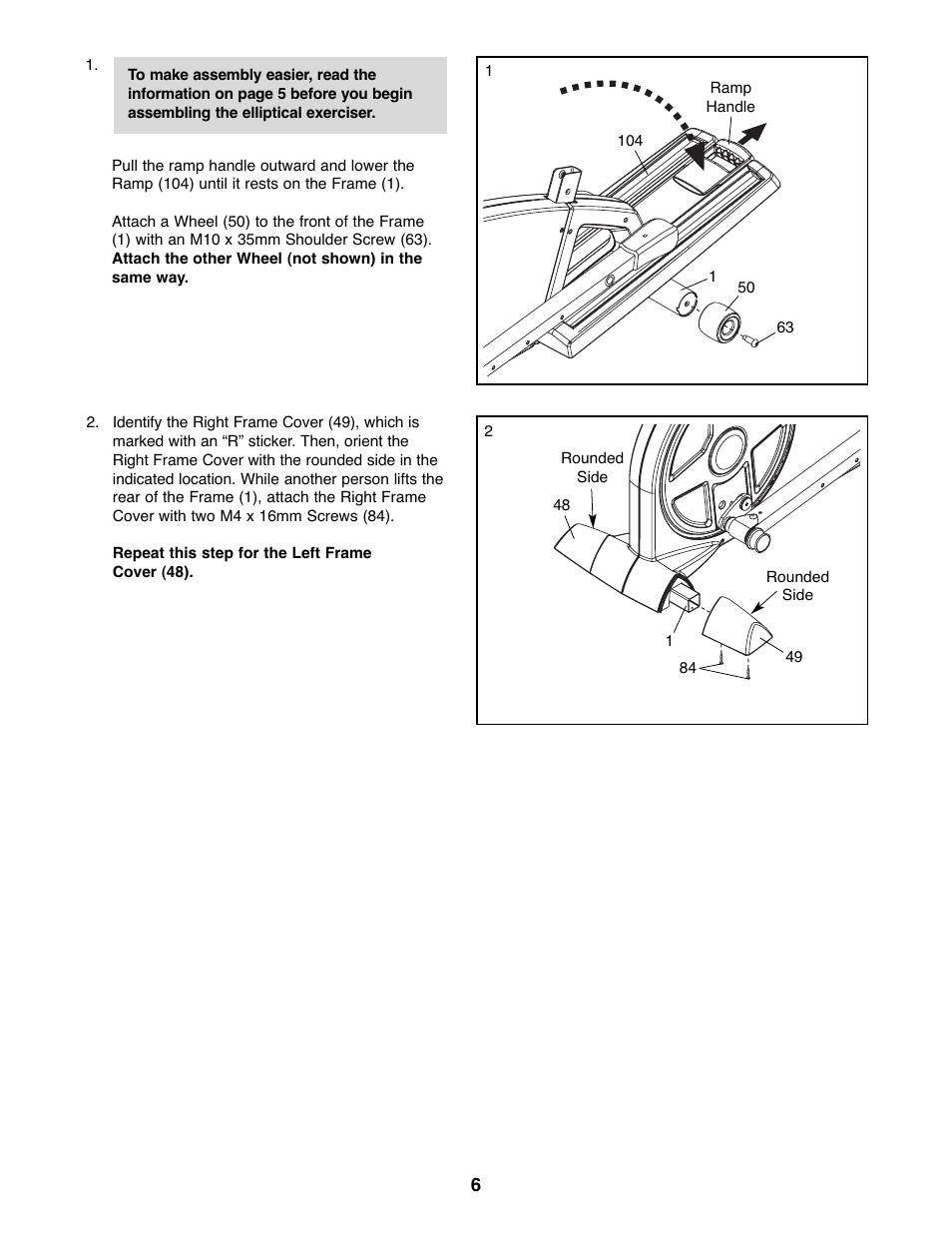 ProForm 831.23744.1 User Manual | Page 6 / 28