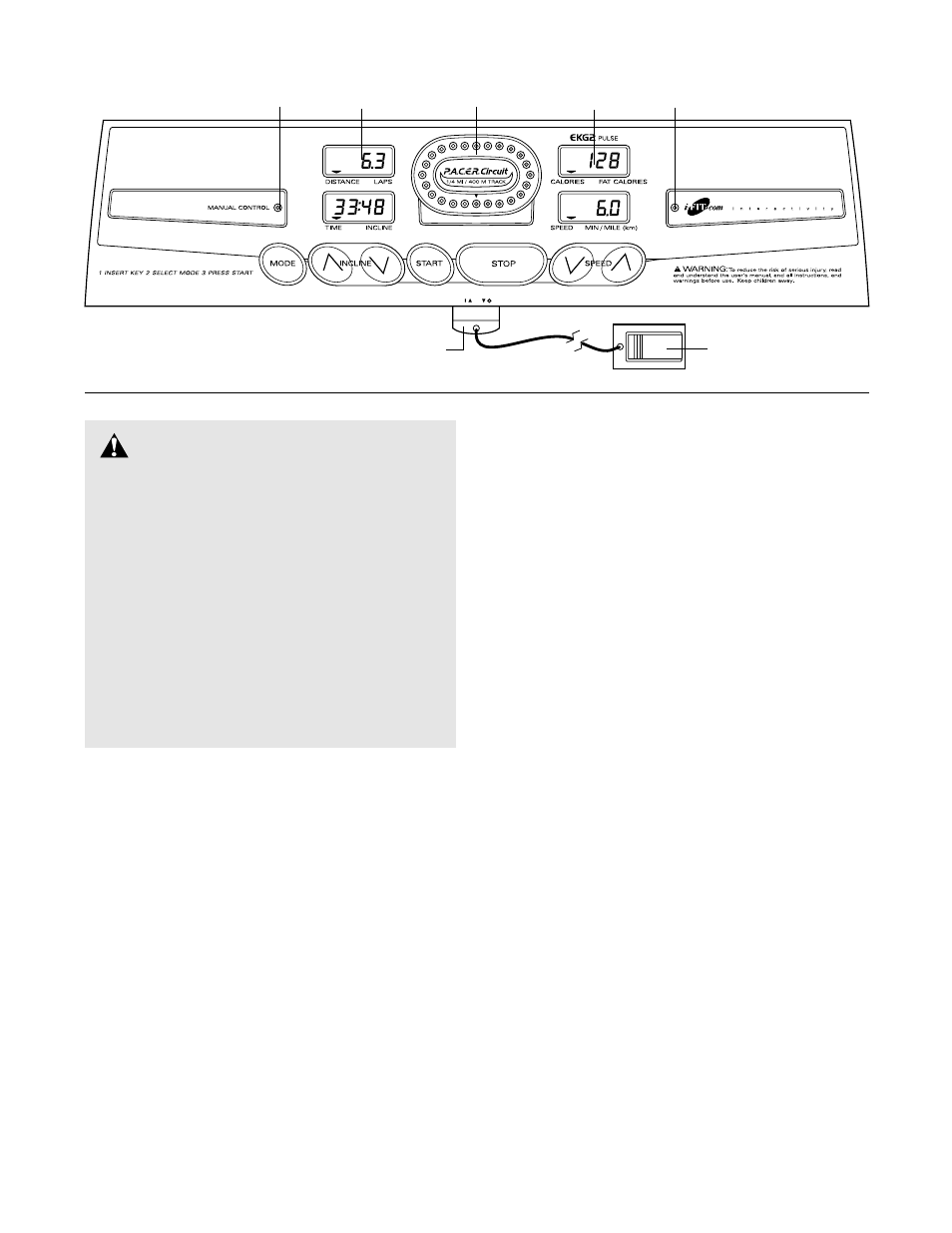 Caution | ProForm 630DS 831.299254 User Manual | Page 9 / 26