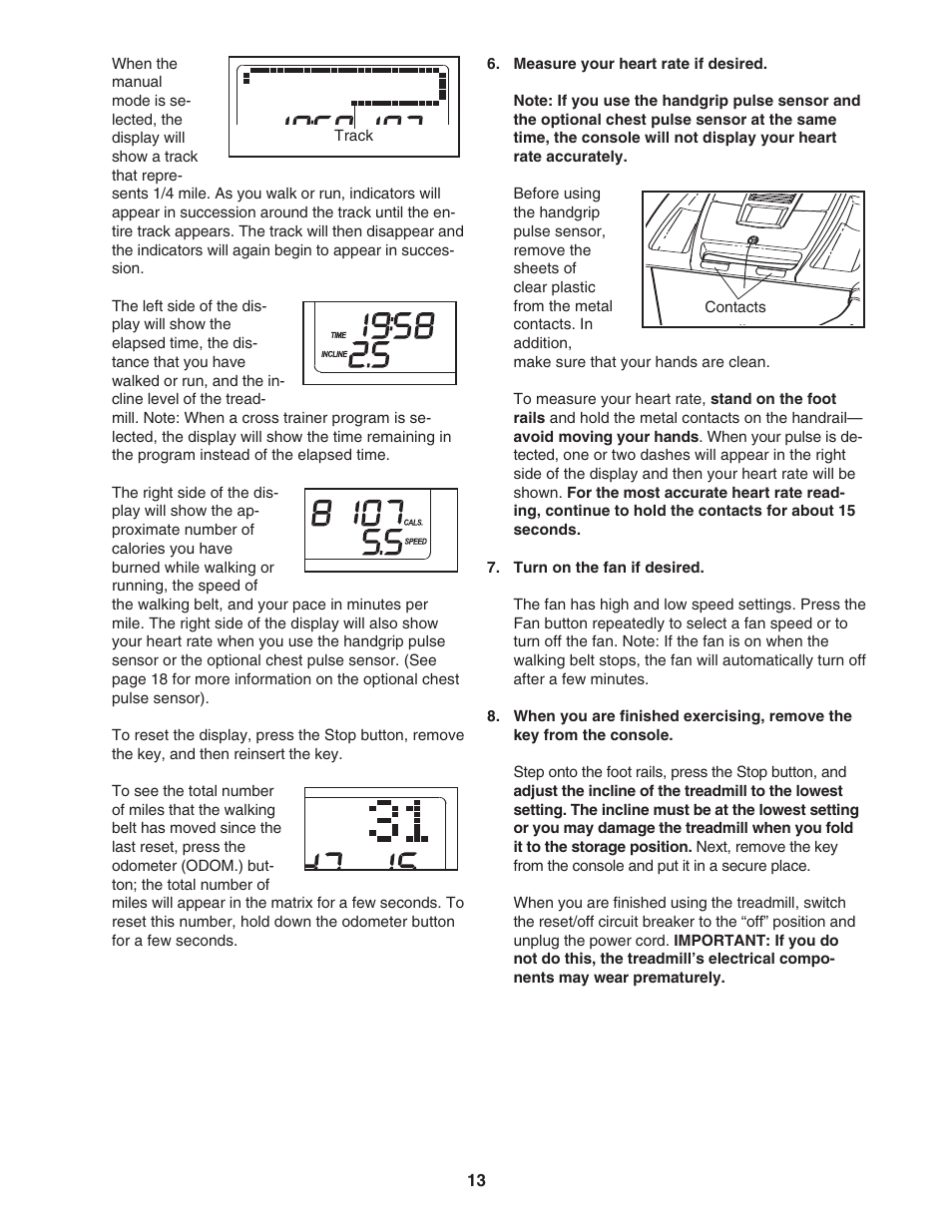 ProForm 775 CT PFTL72707.0 User Manual | Page 13 / 32
