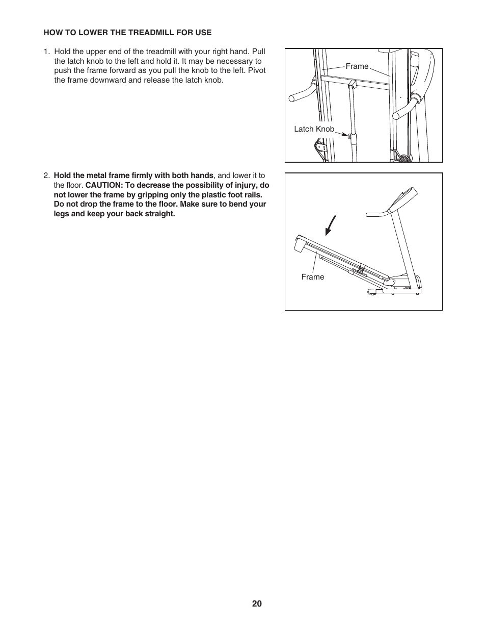 ProForm 775 CT PFTL72707.0 User Manual | Page 20 / 32