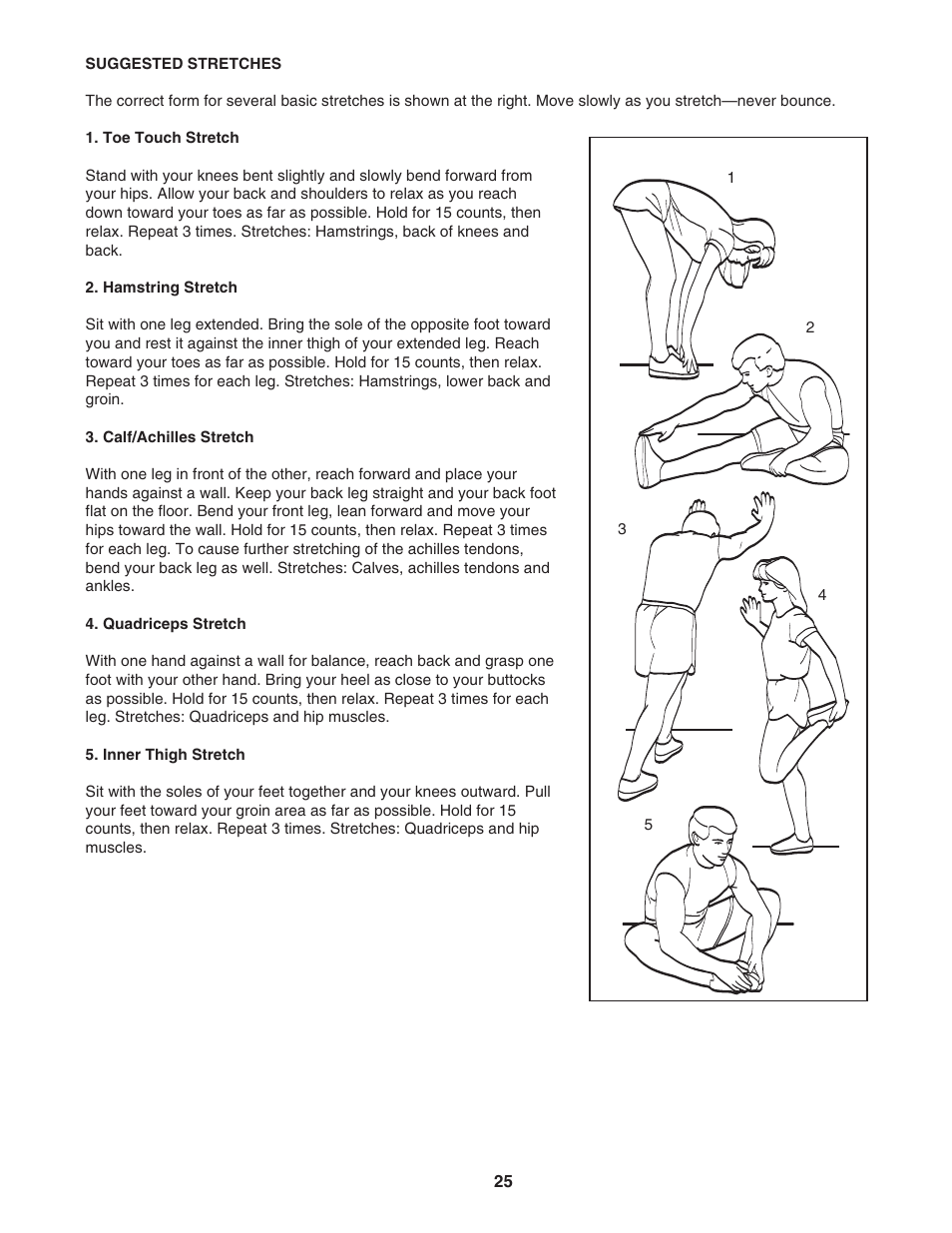 ProForm 775 CT PFTL72707.0 User Manual | Page 25 / 32