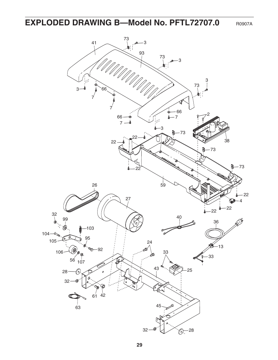 ProForm 775 CT PFTL72707.0 User Manual | Page 29 / 32