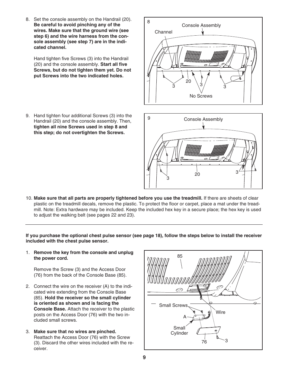 ProForm 775 CT PFTL72707.0 User Manual | Page 9 / 32