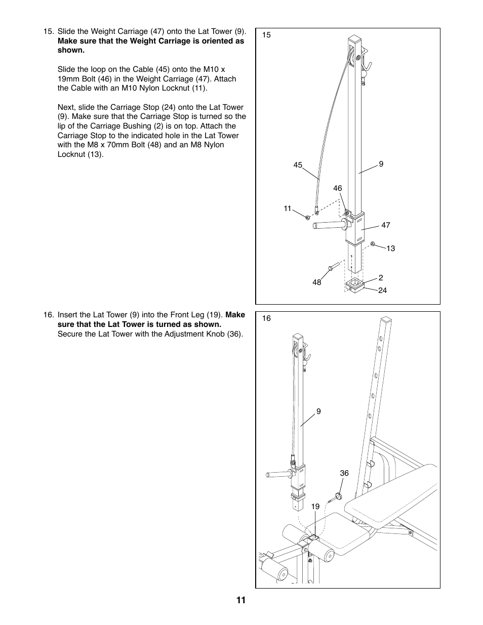 ProForm PFBE64490 User Manual | Page 11 / 22