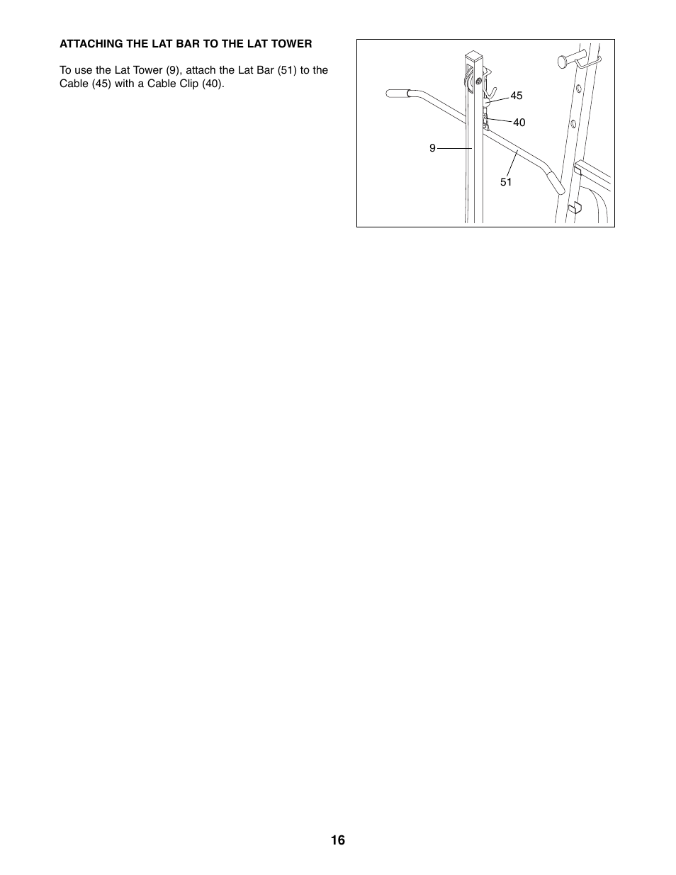 ProForm PFBE64490 User Manual | Page 16 / 22