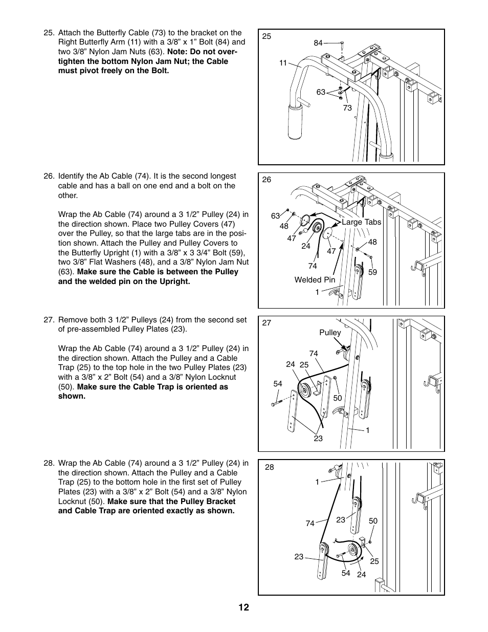 ProForm PFSY74490 User Manual | Page 12 / 33