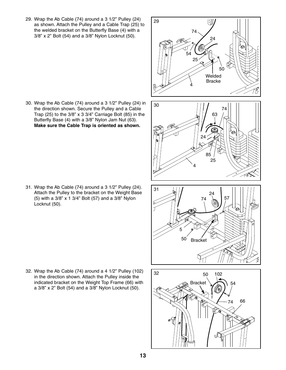 ProForm PFSY74490 User Manual | Page 13 / 33