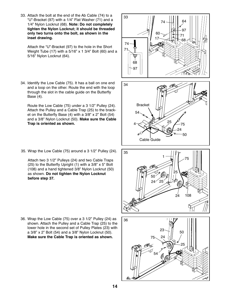 ProForm PFSY74490 User Manual | Page 14 / 33