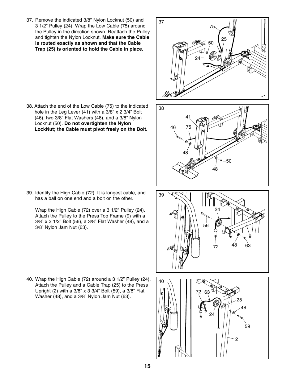 ProForm PFSY74490 User Manual | Page 15 / 33