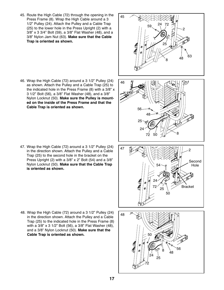 ProForm PFSY74490 User Manual | Page 17 / 33