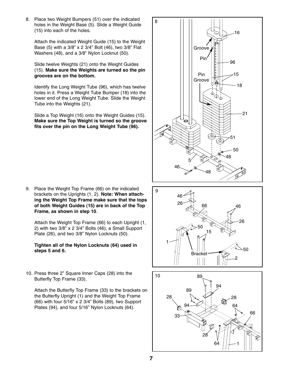 ProForm PFSY74490 User Manual | Page 7 / 33