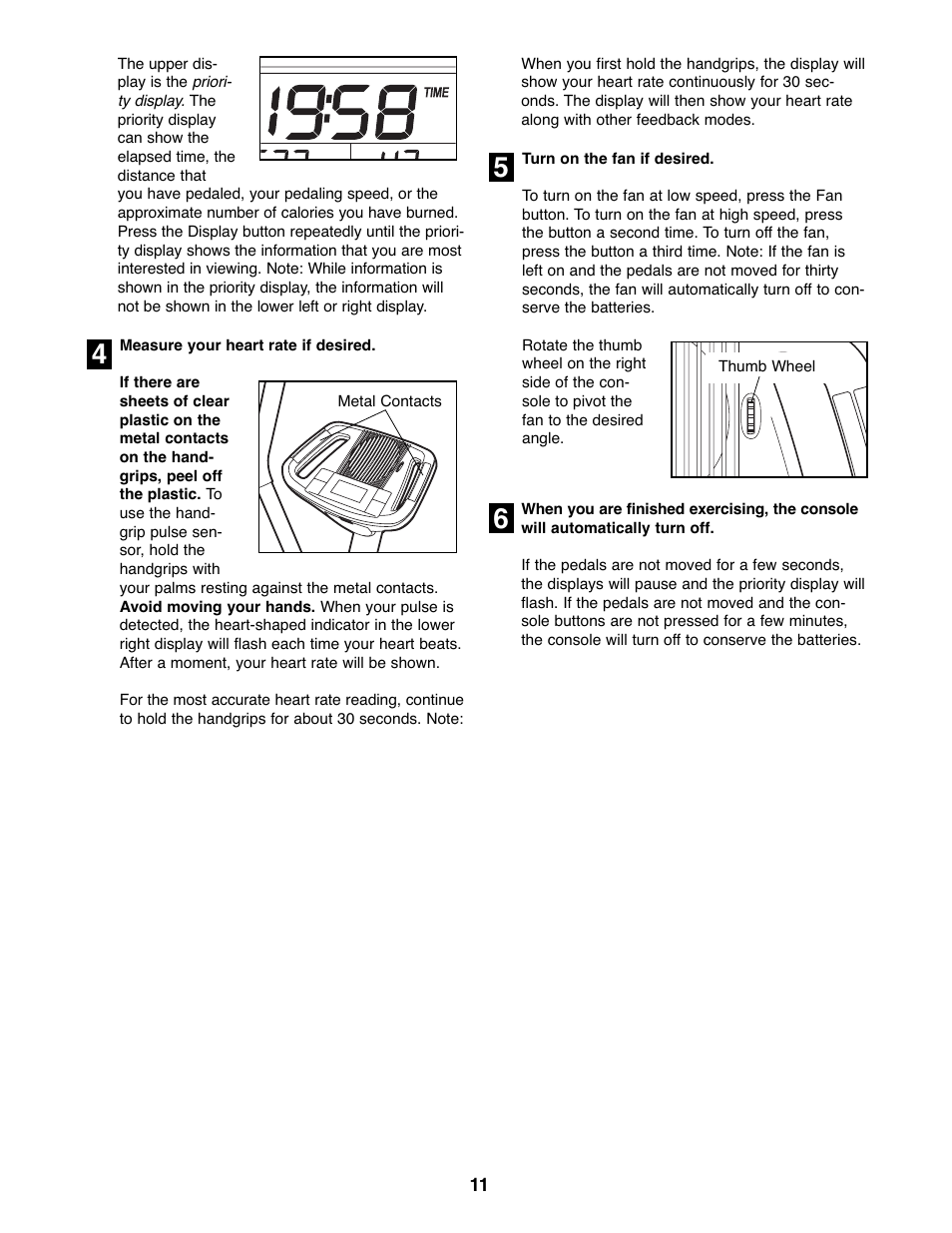 ProForm 831.28622.0 User Manual | Page 11 / 16