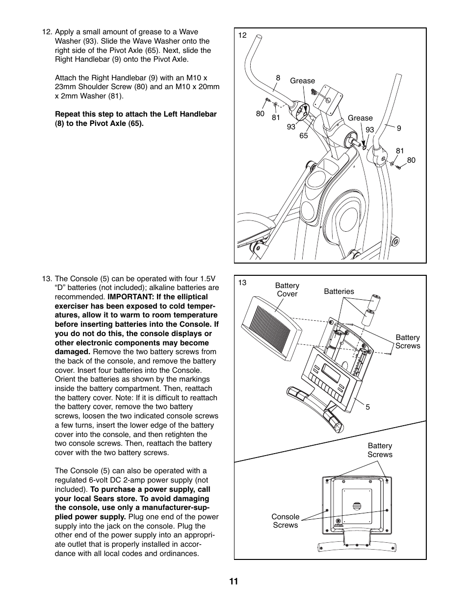 ProForm StrideClimber 831.23745.0 User Manual | Page 11 / 28