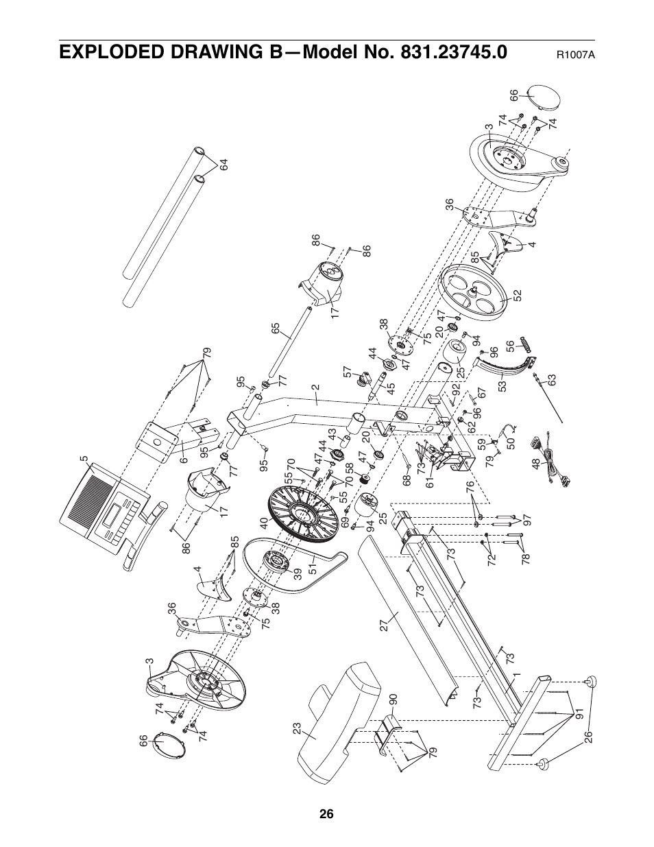 ProForm StrideClimber 831.23745.0 User Manual | Page 26 / 28