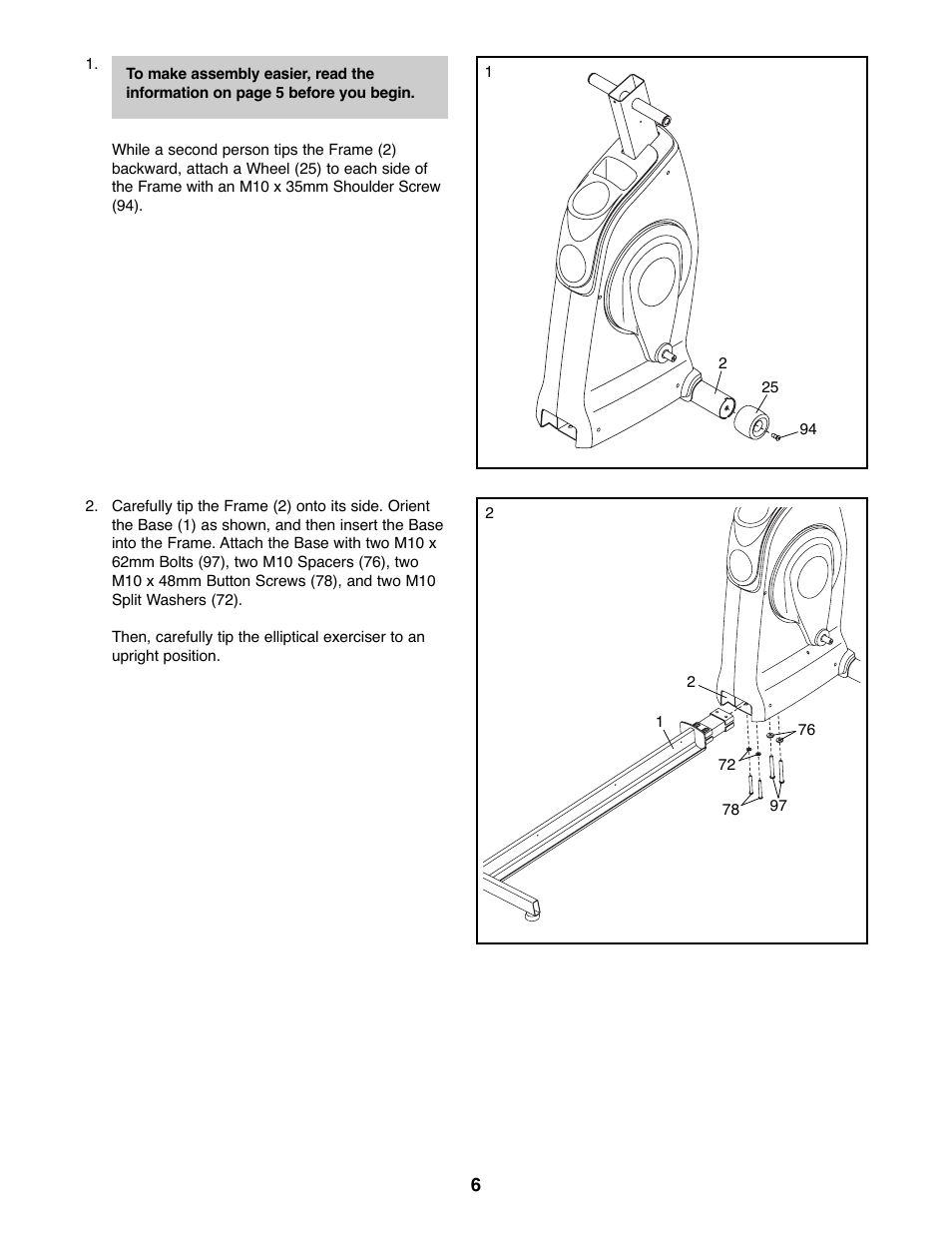 ProForm StrideClimber 831.23745.0 User Manual | Page 6 / 28