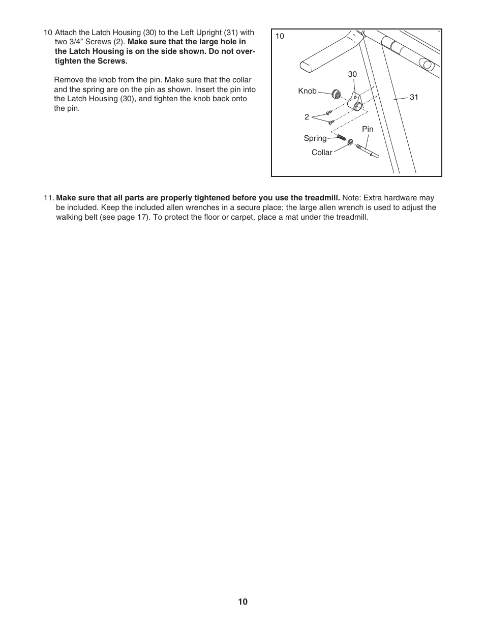 ProForm 495Pi PFTL33105.0 User Manual | Page 10 / 22