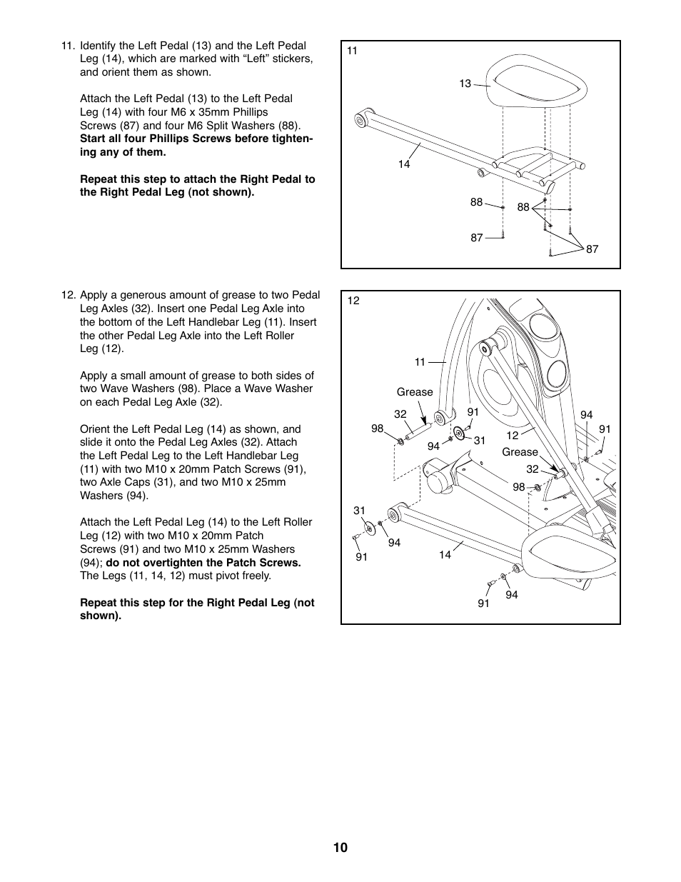 ProForm PFEL7806.1 User Manual | Page 10 / 28