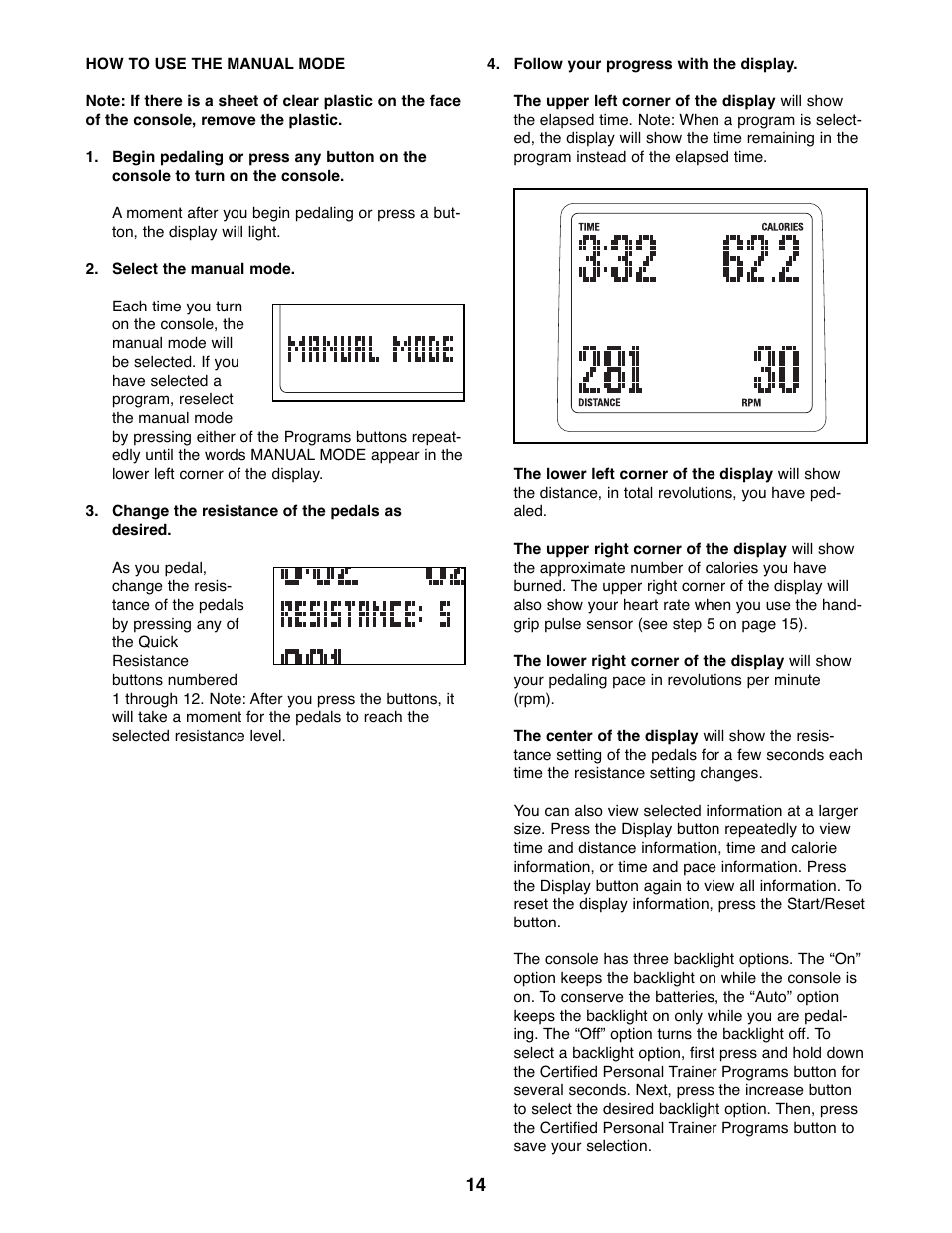 ProForm PFEL7806.1 User Manual | Page 14 / 28