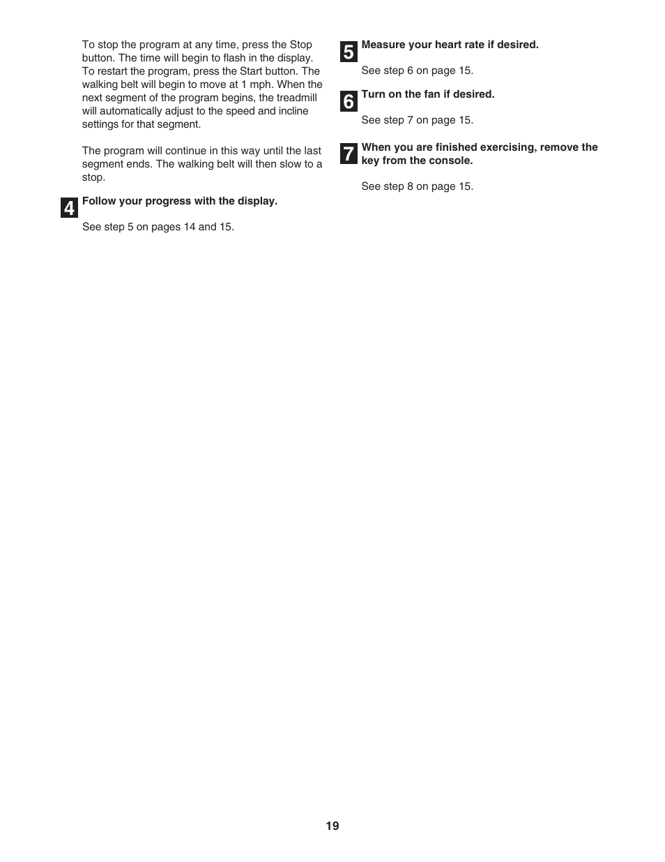 ProForm CrossTrainer PFTL54706.0 User Manual | Page 19 / 32