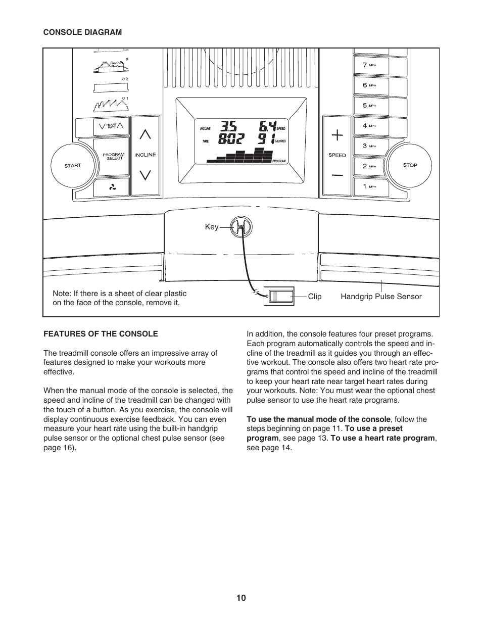 ProForm 6.0 GSX PFTL51105.3 User Manual | Page 10 / 26