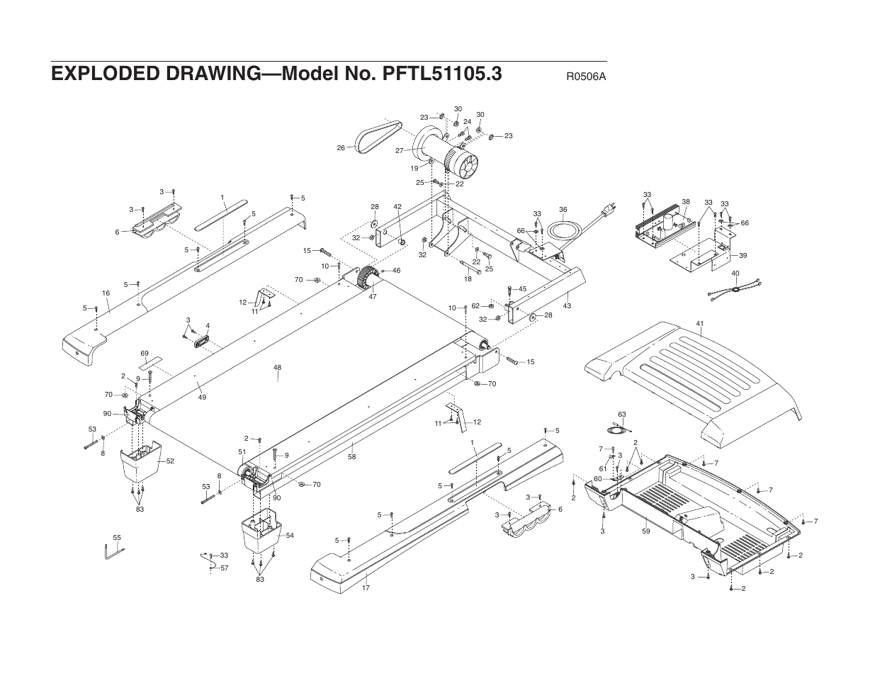 R0506a | ProForm 6.0 GSX PFTL51105.3 User Manual | Page 24 / 26