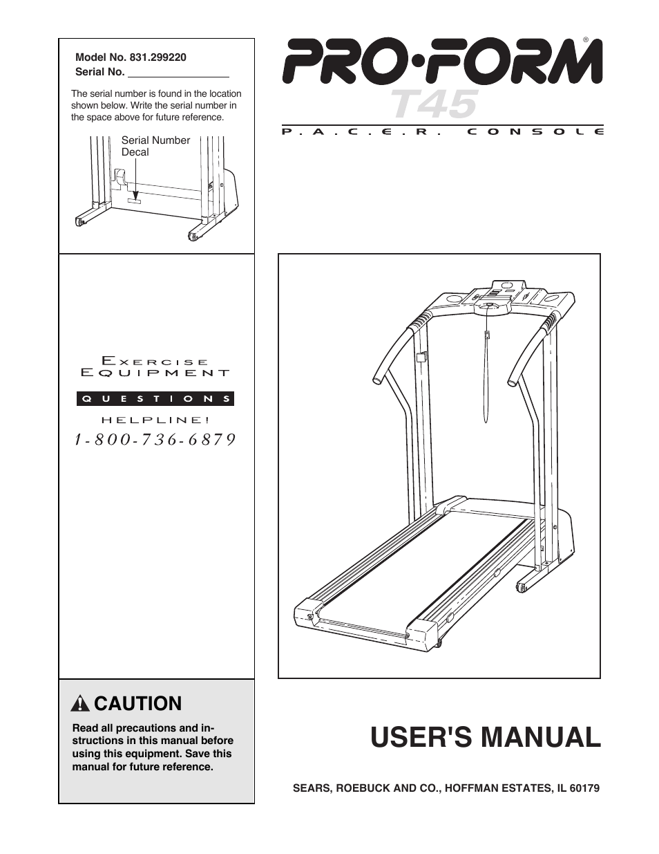 ProForm 831.299220 User Manual | 18 pages