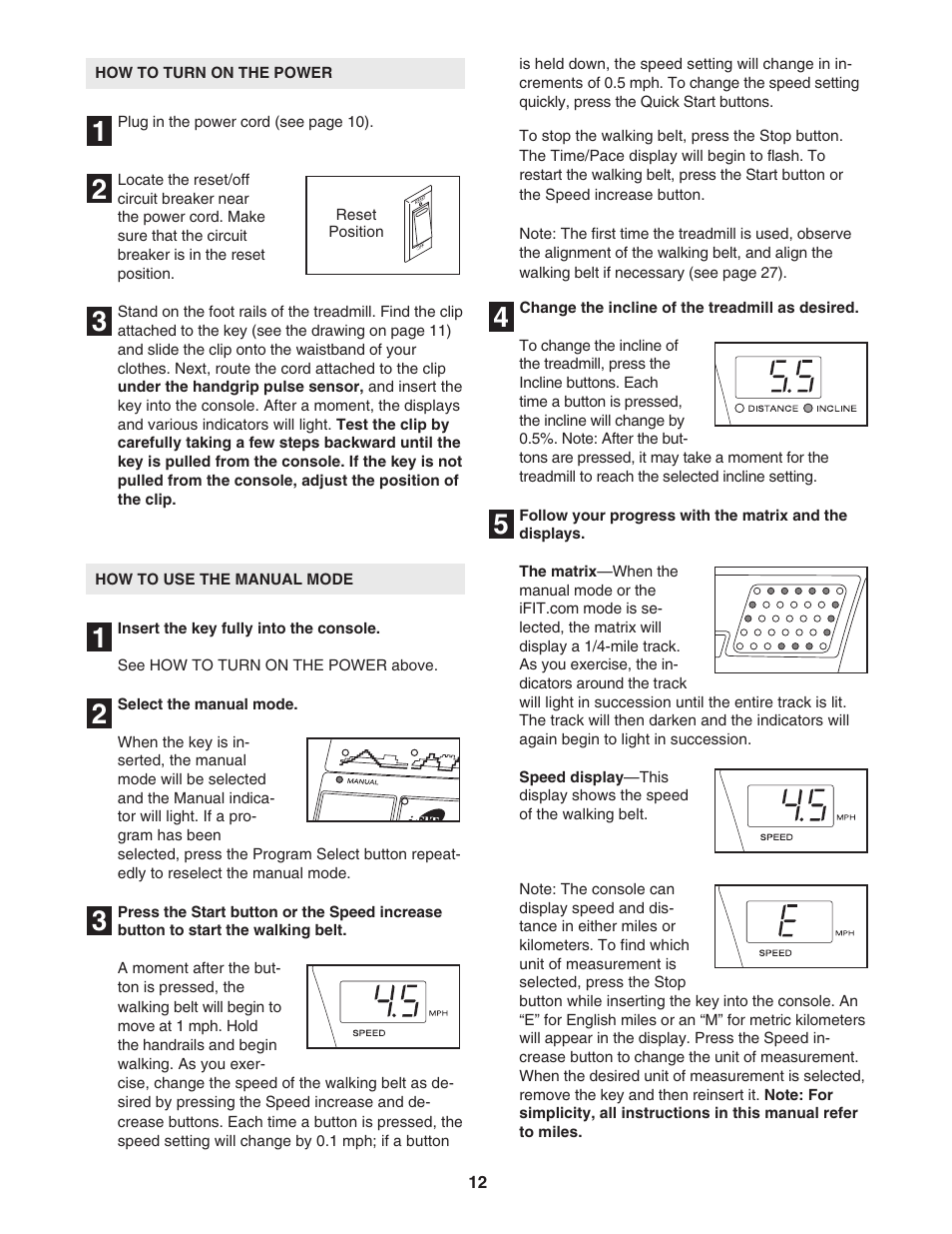 ProForm 530 PFTL51233 User Manual | Page 12 / 34