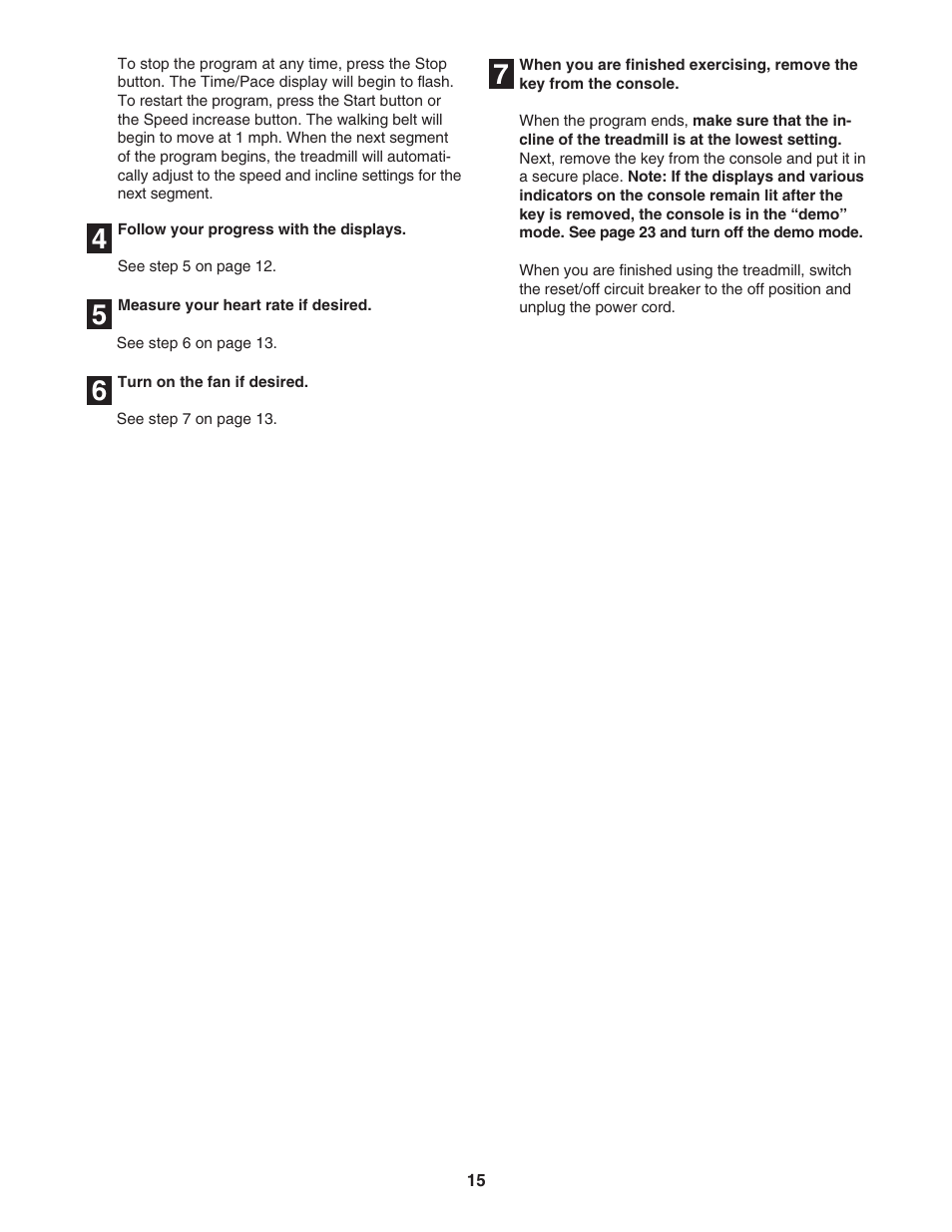 ProForm 530 PFTL51233 User Manual | Page 15 / 34