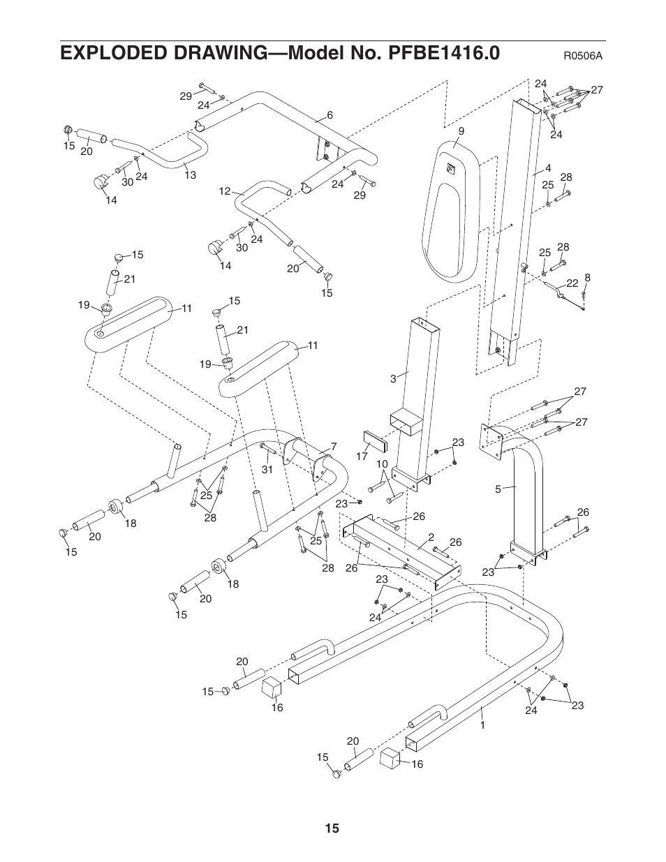 ProForm PFBE1416.0 User Manual | Page 15 / 16