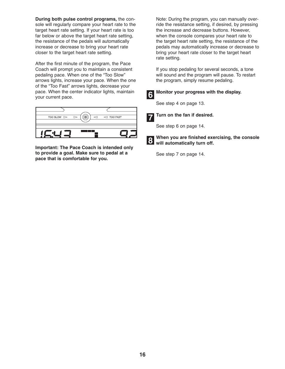 ProForm PFEL5105.1 User Manual | Page 16 / 24