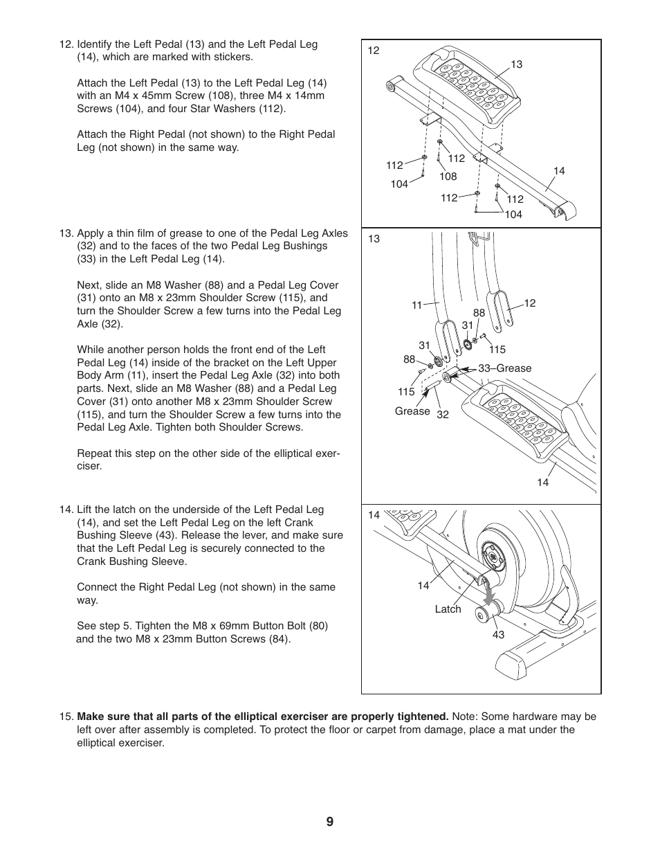 ProForm PFEL5105.1 User Manual | Page 9 / 24