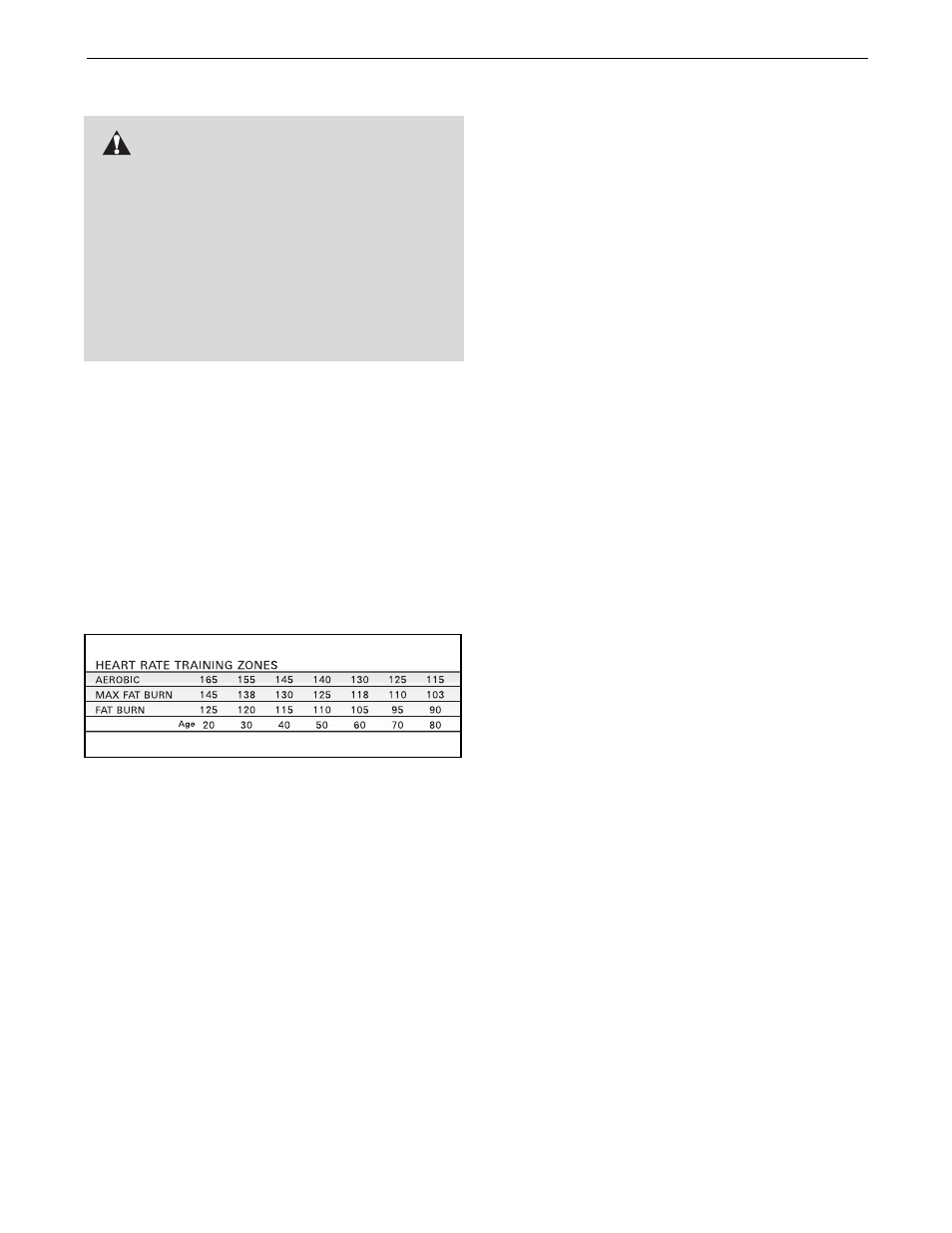 Conditioning guidelines, Warning | ProForm 831.293060 User Manual | Page 24 / 30