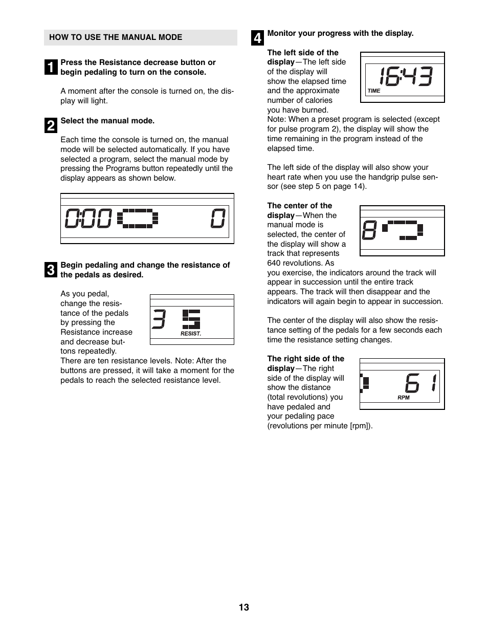 ProForm 600 N PFEL6026.0 User Manual | Page 13 / 24
