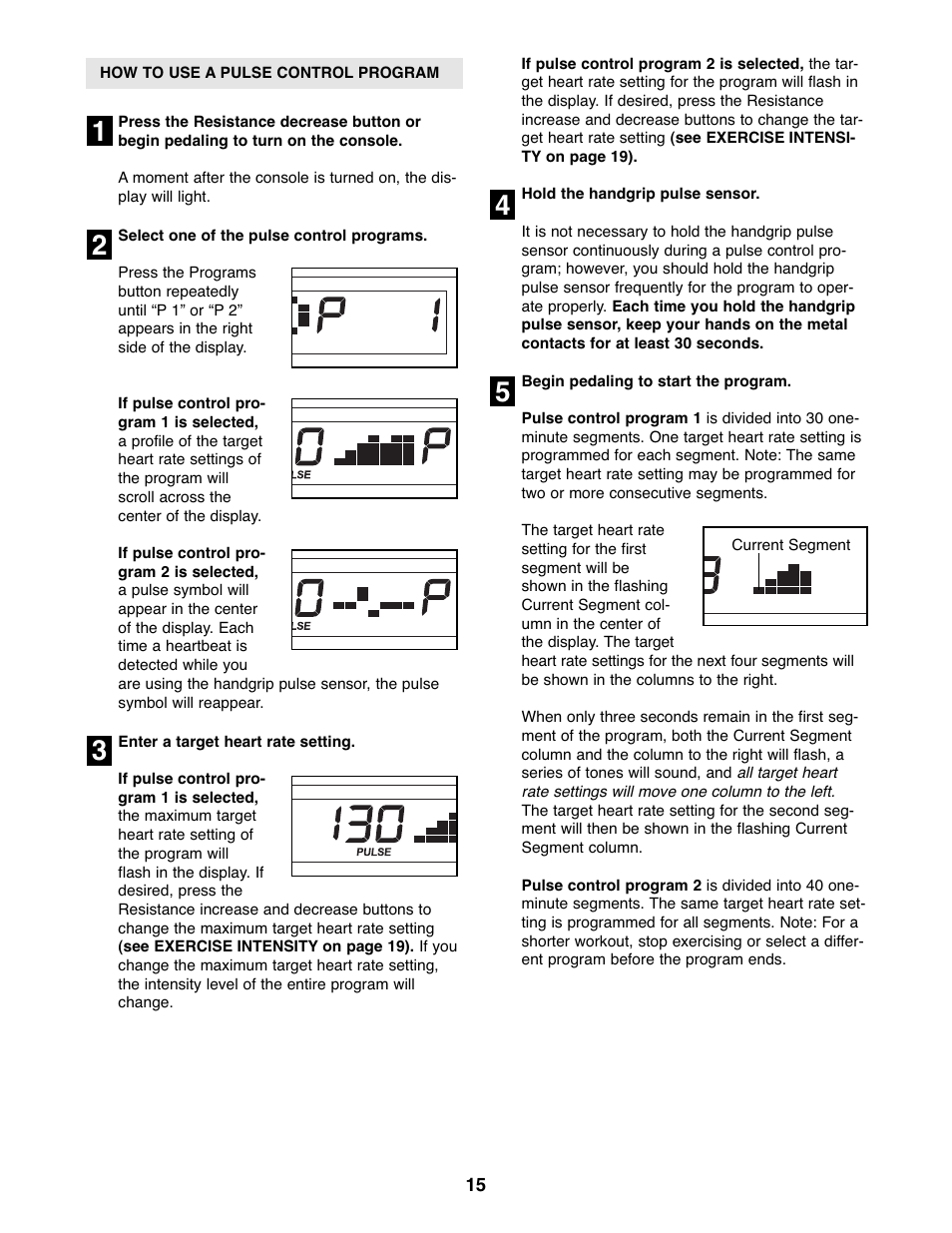 ProForm 600 N PFEL6026.0 User Manual | Page 15 / 24