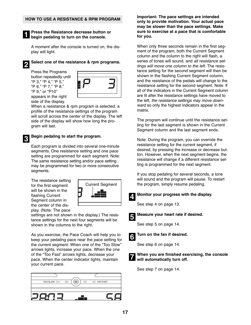 ProForm 600 N PFEL6026.0 User Manual | Page 17 / 24