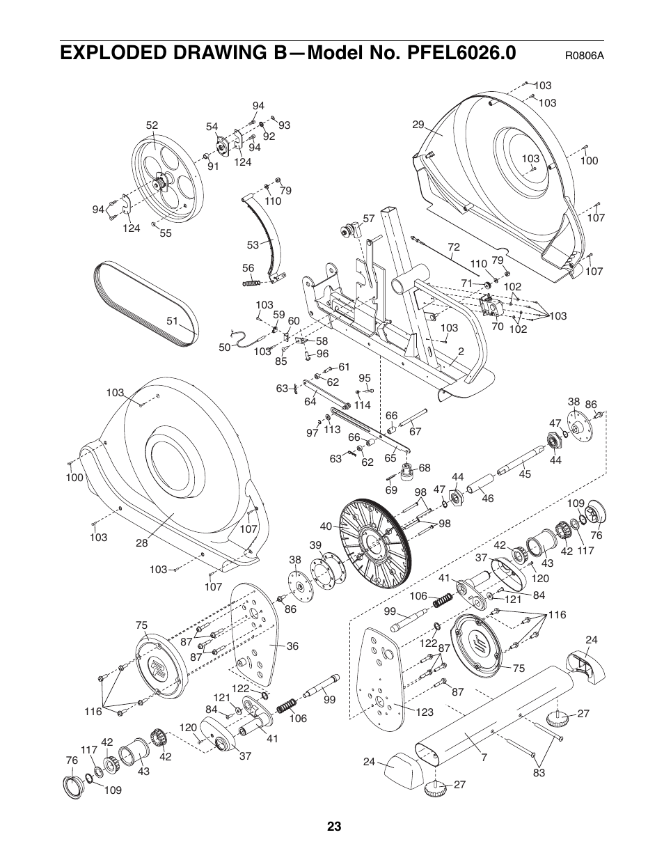 ProForm 600 N PFEL6026.0 User Manual | Page 23 / 24